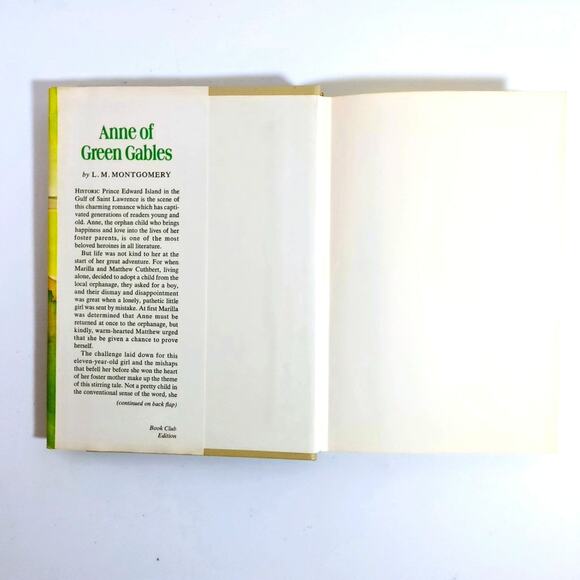 Anne of Green Gables 1935 Book Club Edition HC DJ L. M. Montgomery Vtg - Picture 4 of 5